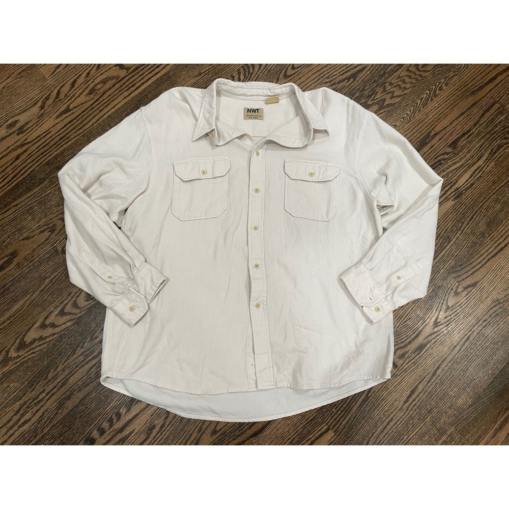 VTG NORTHWEST TERRITORY Naturals‎ Mens Size 2x Button Up LS Shirt AK94